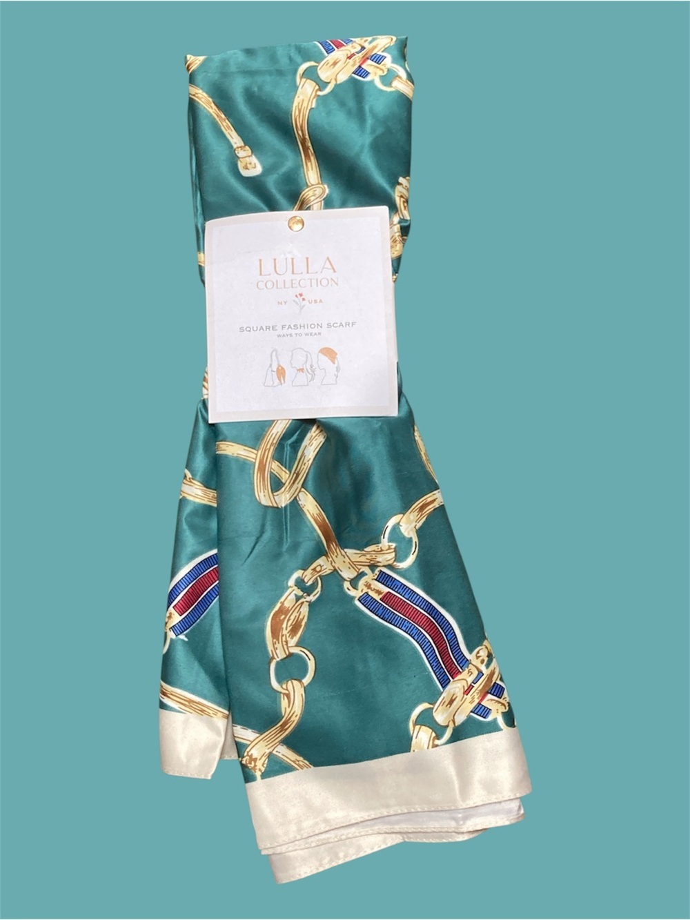 Lulla Collection Square Fashion Scarf NWT